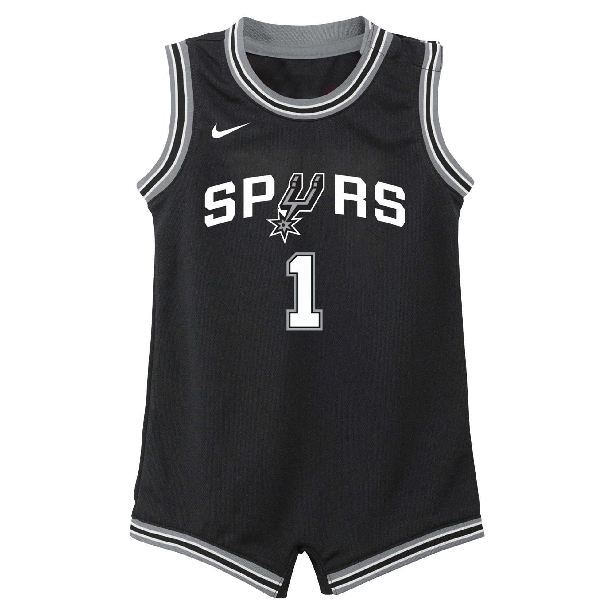 San Antonio Spurs infant san antonio spurs victor wembanyama nike black swingman player jersey – icon edition Collection | Official Spurs Store