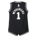 San Antonio Spurs infant san antonio spurs victor wembanyama nike black swingman player jersey – icon edition Collection | Official Spurs Store