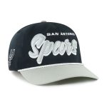 San Antonio Spurs mens san antonio spurs 47 blacksilver dropshadow rope hitch adjustable hat Collection | Official Spurs Store