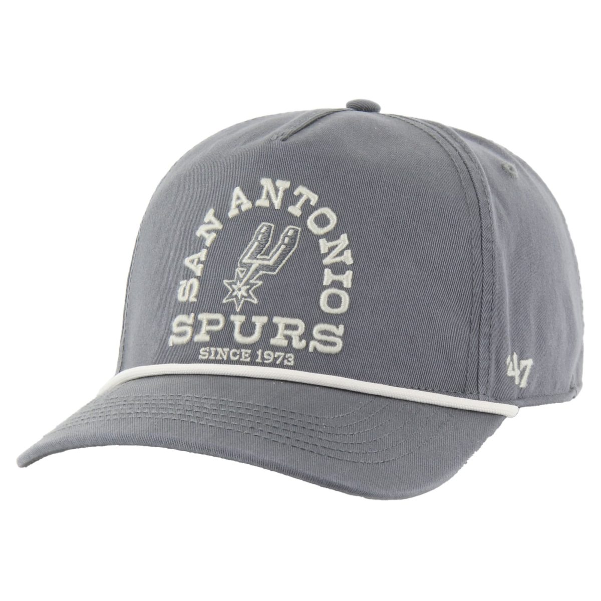 San Antonio Spurs mens san antonio spurs 47 charcoal canyon ranchero hitch adjustable hat Collection | Official Spurs Store