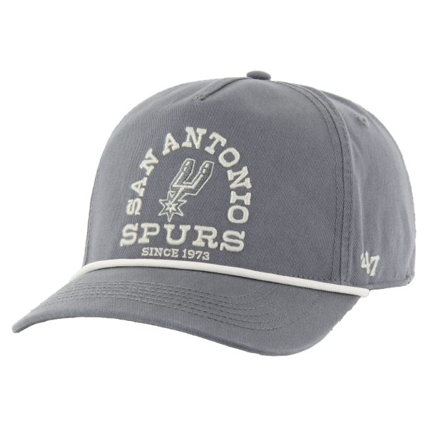 San Antonio Spurs mens san antonio spurs 47 charcoal canyon ranchero hitch adjustable hat Collection | Official Spurs Store