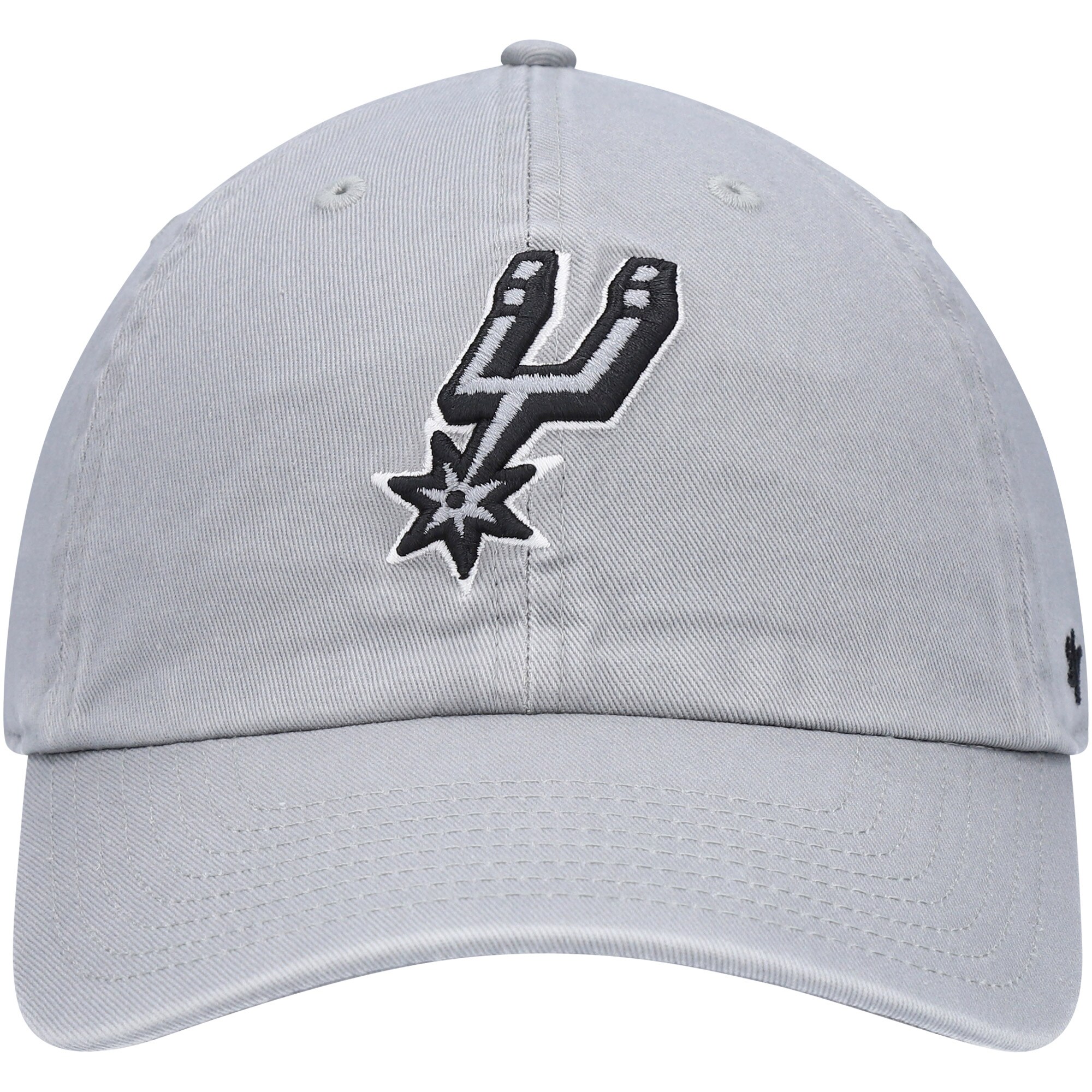 San Antonio Spurs mens san antonio spurs 47 gray team clean up adjustable hat Collection | Official Spurs Store