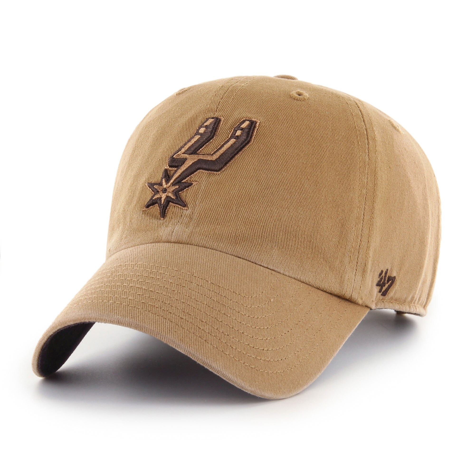 San Antonio Spurs mens san antonio spurs 47 tan ballpark clean up adjustable hat Collection | Official Spurs Store