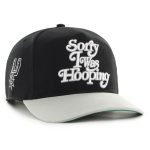 San Antonio Spurs mens san antonio spurs 47 x brand seen sorry i was hooping blacksilver two-tone hitch adjustable hat Collection | Official Spurs Store