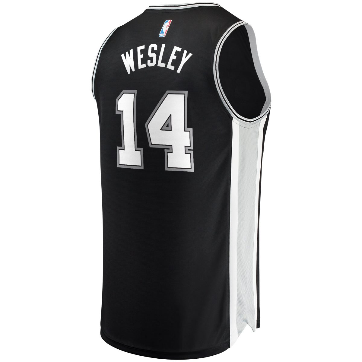 San Antonio Spurs mens san antonio spurs blake wesley fanatics black fast break replica player jersey – icon edition Collection | Official Spurs Store