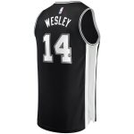San Antonio Spurs mens san antonio spurs blake wesley fanatics black fast break replica player jersey – icon edition Collection | Official Spurs Store