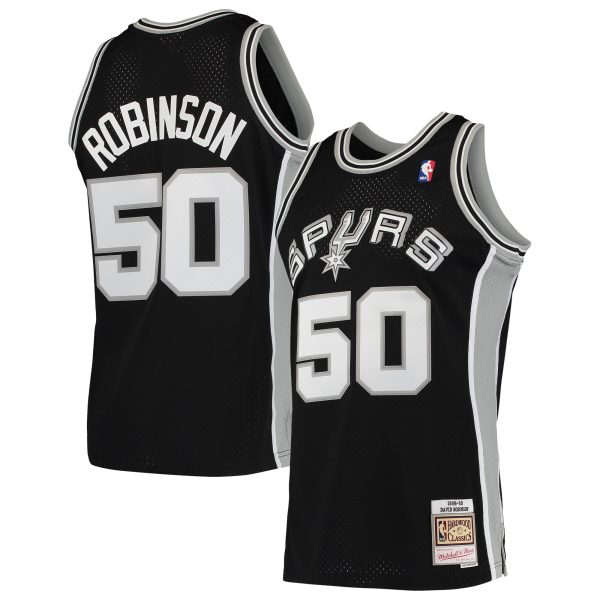 San Antonio Spurs mens san antonio spurs david robinson mitchell  ness black 199192 hardwood classics swingman jersey Collection | Official Spurs Store