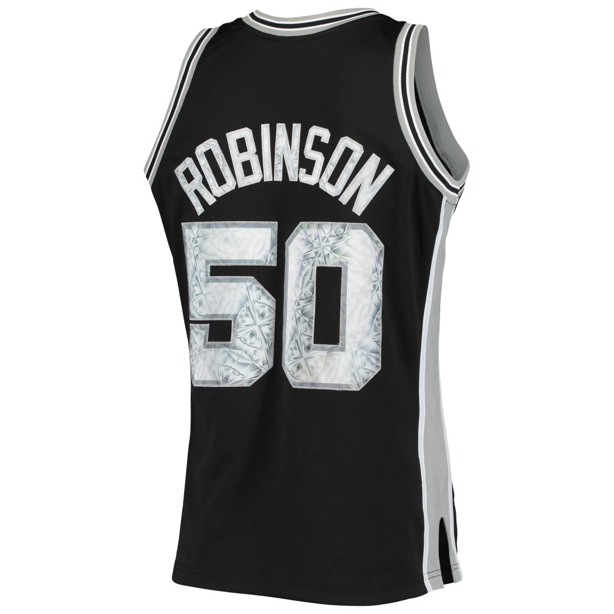 San Antonio Spurs mens san antonio spurs david robinson mitchell  ness black 199899 hardwood classics nba 75th anniversary diamond swingman jersey Collection | Official Spurs Store