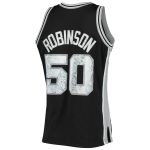 San Antonio Spurs mens san antonio spurs david robinson mitchell  ness black 199899 hardwood classics nba 75th anniversary diamond swingman jersey Collection | Official Spurs Store