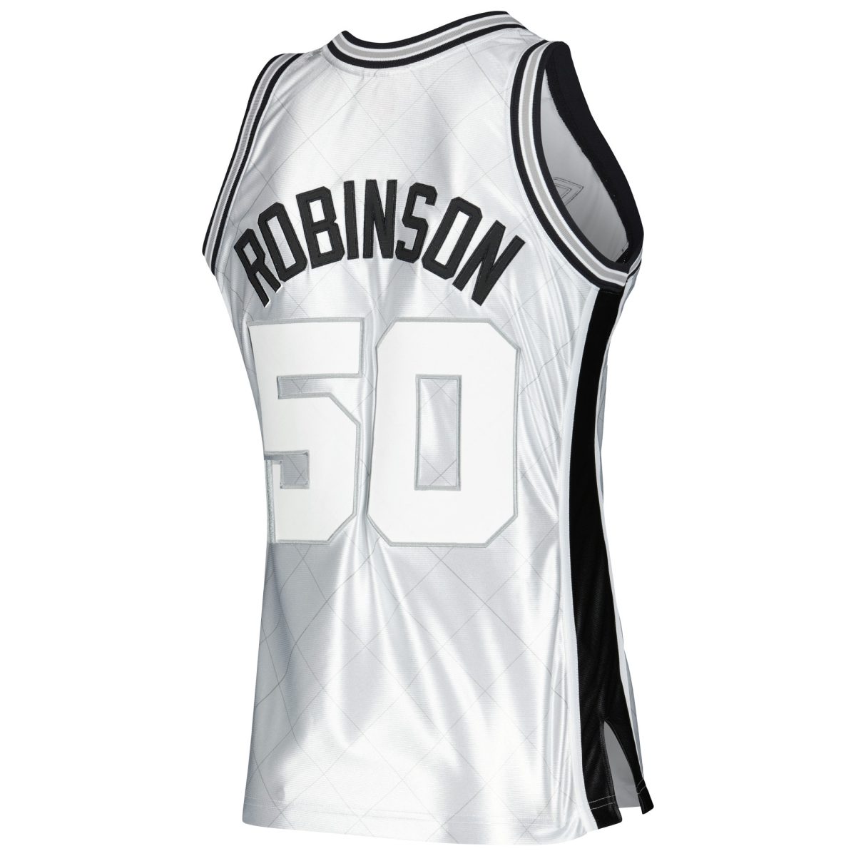 San Antonio Spurs mens san antonio spurs david robinson mitchell  ness platinum 199899 hardwood classics 75th anniversary swingman jersey Collection | Official Spurs Store