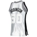San Antonio Spurs mens san antonio spurs david robinson mitchell  ness platinum 199899 hardwood classics 75th anniversary swingman jersey Collection | Official Spurs Store