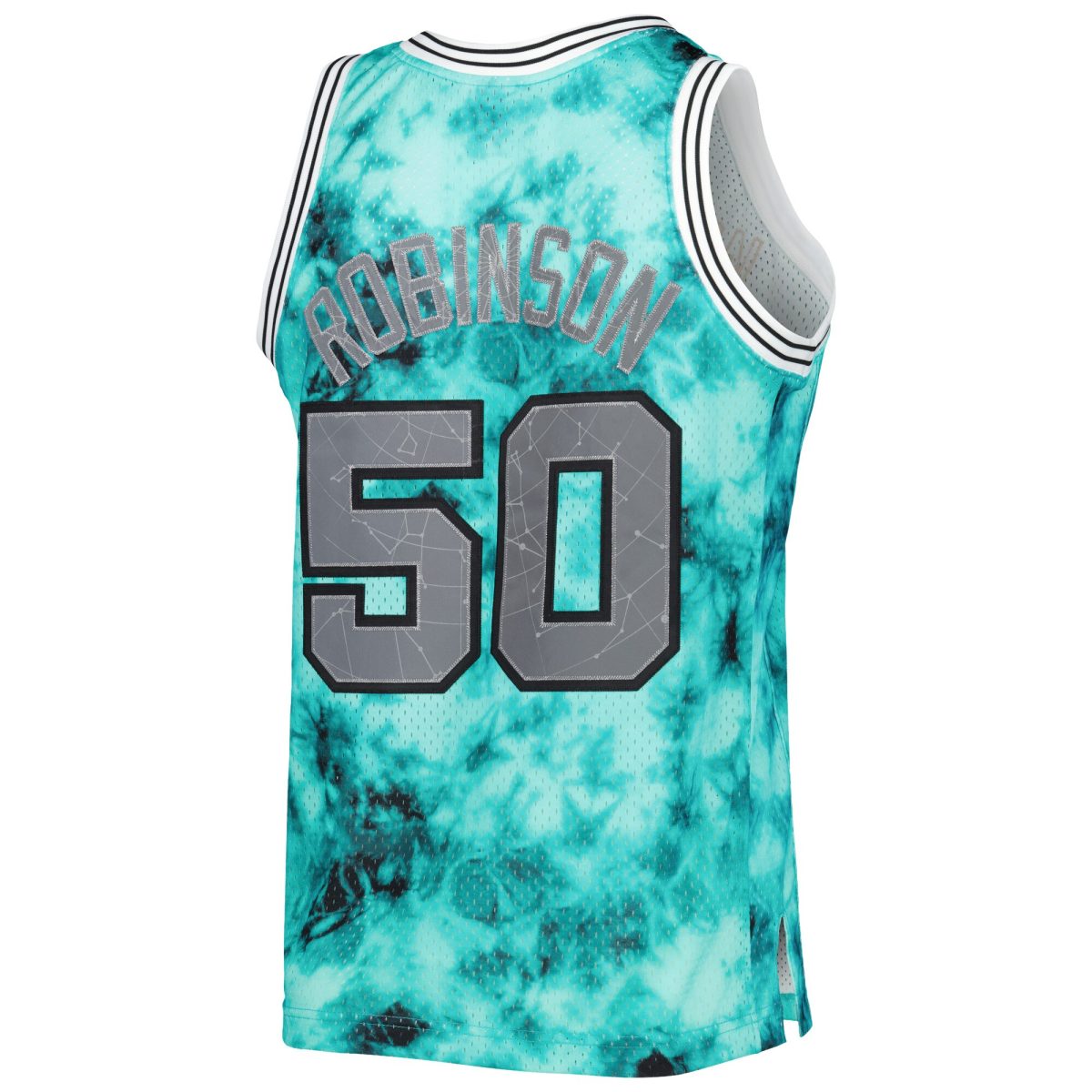 San Antonio Spurs mens san antonio spurs david robinson mitchell  ness teal 199899 galaxy swingman jersey Collection | Official Spurs Store