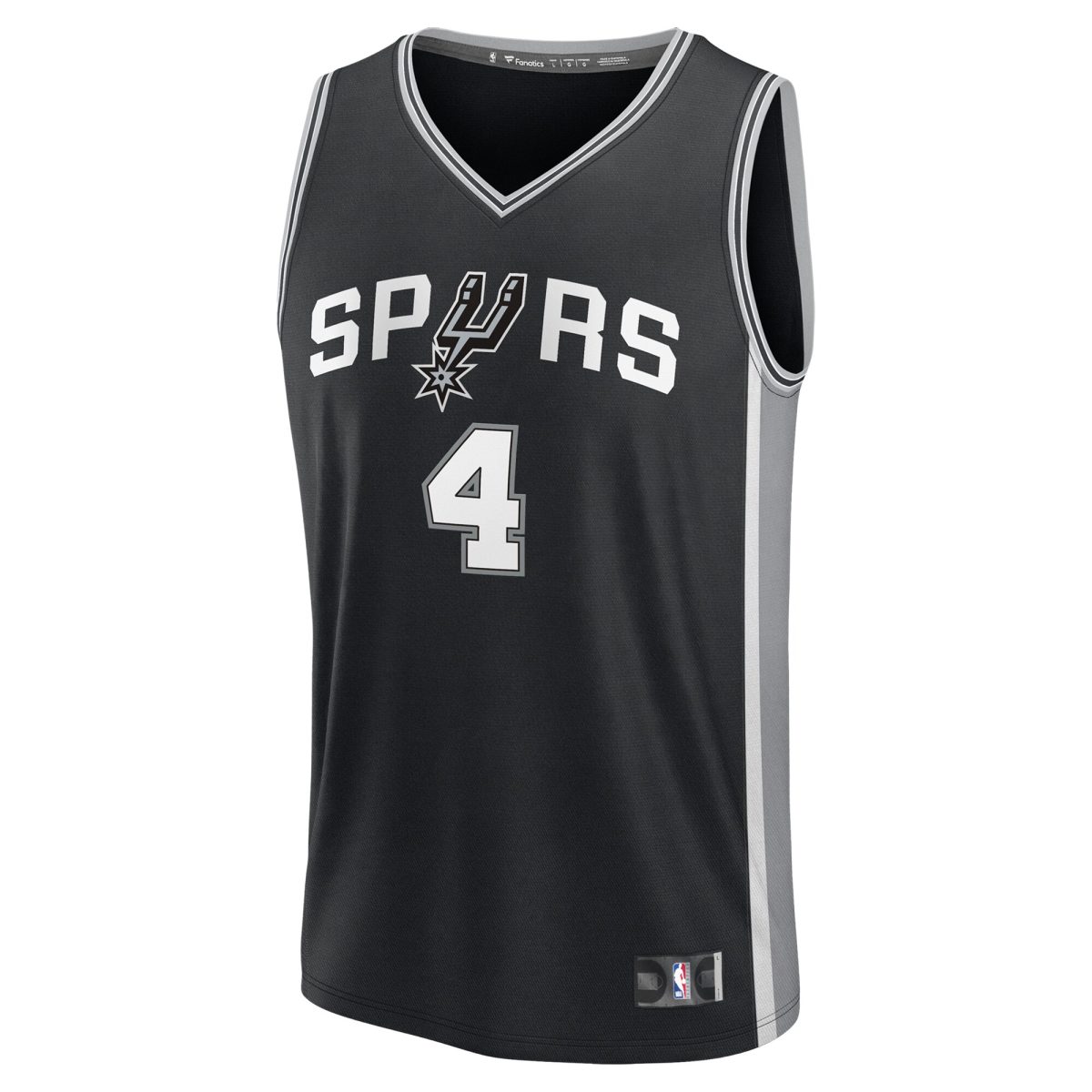 San Antonio Spurs mens san antonio spurs deaaron fox fanatics black fast break replica player jersey – icon edition Collection | Official Spurs Store