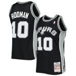 San Antonio Spurs mens san antonio spurs dennis rodman mitchell  ness black 199394 hardwood classics swingman jersey Collection | Official Spurs Store