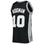 San Antonio Spurs mens san antonio spurs dennis rodman mitchell  ness black 199394 hardwood classics swingman jersey Collection | Official Spurs Store
