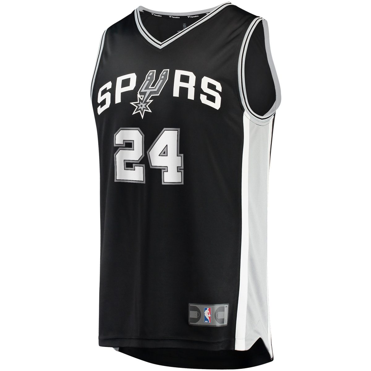 San Antonio Spurs mens san antonio spurs devin vassell fanatics black fast break replica jersey – icon edition Collection | Official Spurs Store