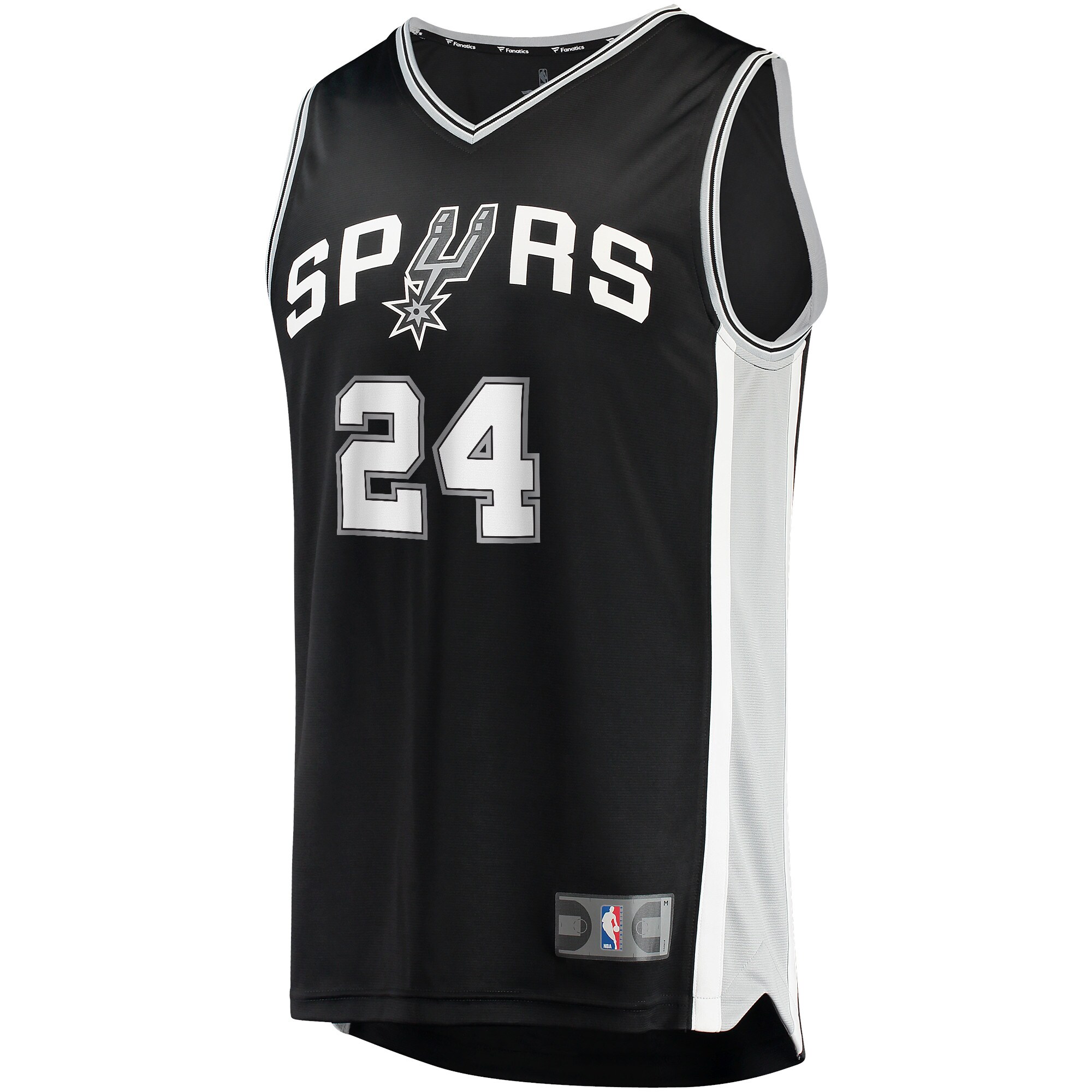 San Antonio Spurs mens san antonio spurs devin vassell fanatics black fast break replica jersey – icon edition Collection | Official Spurs Store