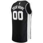 San Antonio Spurs mens san antonio spurs fanatics black fast break custom replica jersey – icon edition Collection | Official Spurs Store