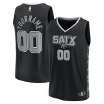 San Antonio Spurs mens san antonio spurs fanatics black fast break custom replica jersey – statement edition Collection | Official Spurs Store