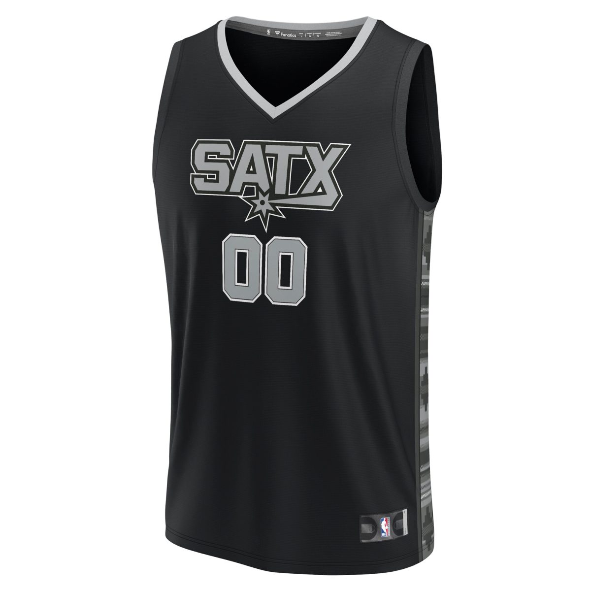 San Antonio Spurs mens san antonio spurs fanatics black fast break custom replica jersey – statement edition Collection | Official Spurs Store