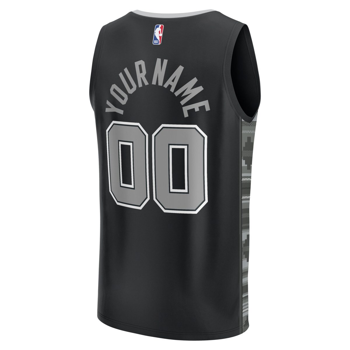 San Antonio Spurs mens san antonio spurs fanatics black fast break custom replica jersey – statement edition Collection | Official Spurs Store