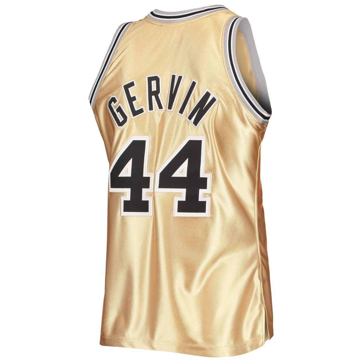 San Antonio Spurs mens san antonio spurs george gervin gold mitchell  ness 75th anniversary 197778 hardwood classics swingman jersey Collection | Official Spurs Store
