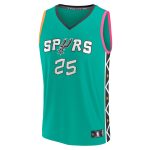 San Antonio Spurs mens san antonio spurs jakob poeltl fanatics green fastbreak jersey – city edition Collection | Official Spurs Store
