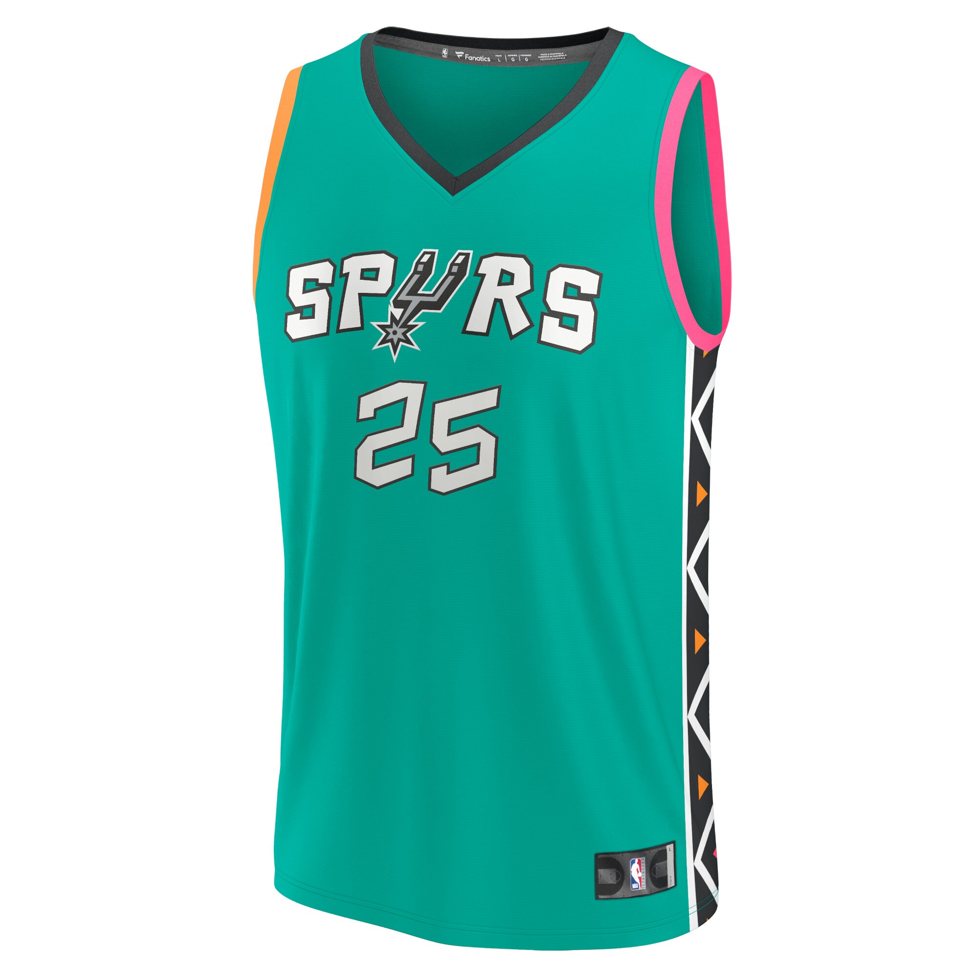 San Antonio Spurs mens san antonio spurs jakob poeltl fanatics green fastbreak jersey – city edition Collection | Official Spurs Store