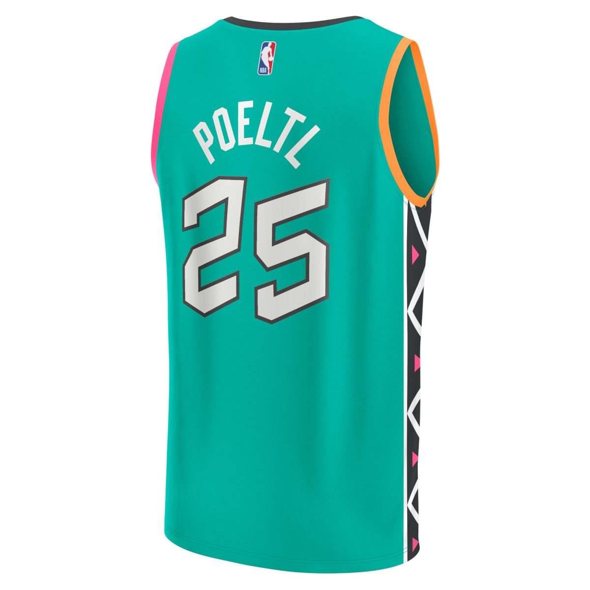 San Antonio Spurs mens san antonio spurs jakob poeltl fanatics green fastbreak jersey – city edition Collection | Official Spurs Store