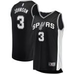 San Antonio Spurs mens san antonio spurs keldon johnson fanatics black fast break replica jersey – icon edition Collection | Official Spurs Store