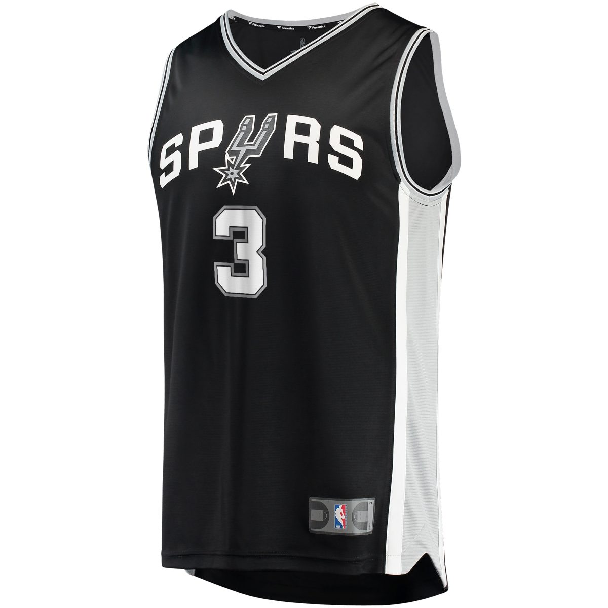 San Antonio Spurs mens san antonio spurs keldon johnson fanatics black fast break replica jersey – icon edition Collection | Official Spurs Store