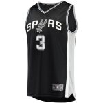 San Antonio Spurs mens san antonio spurs keldon johnson fanatics black fast break replica jersey – icon edition Collection | Official Spurs Store
