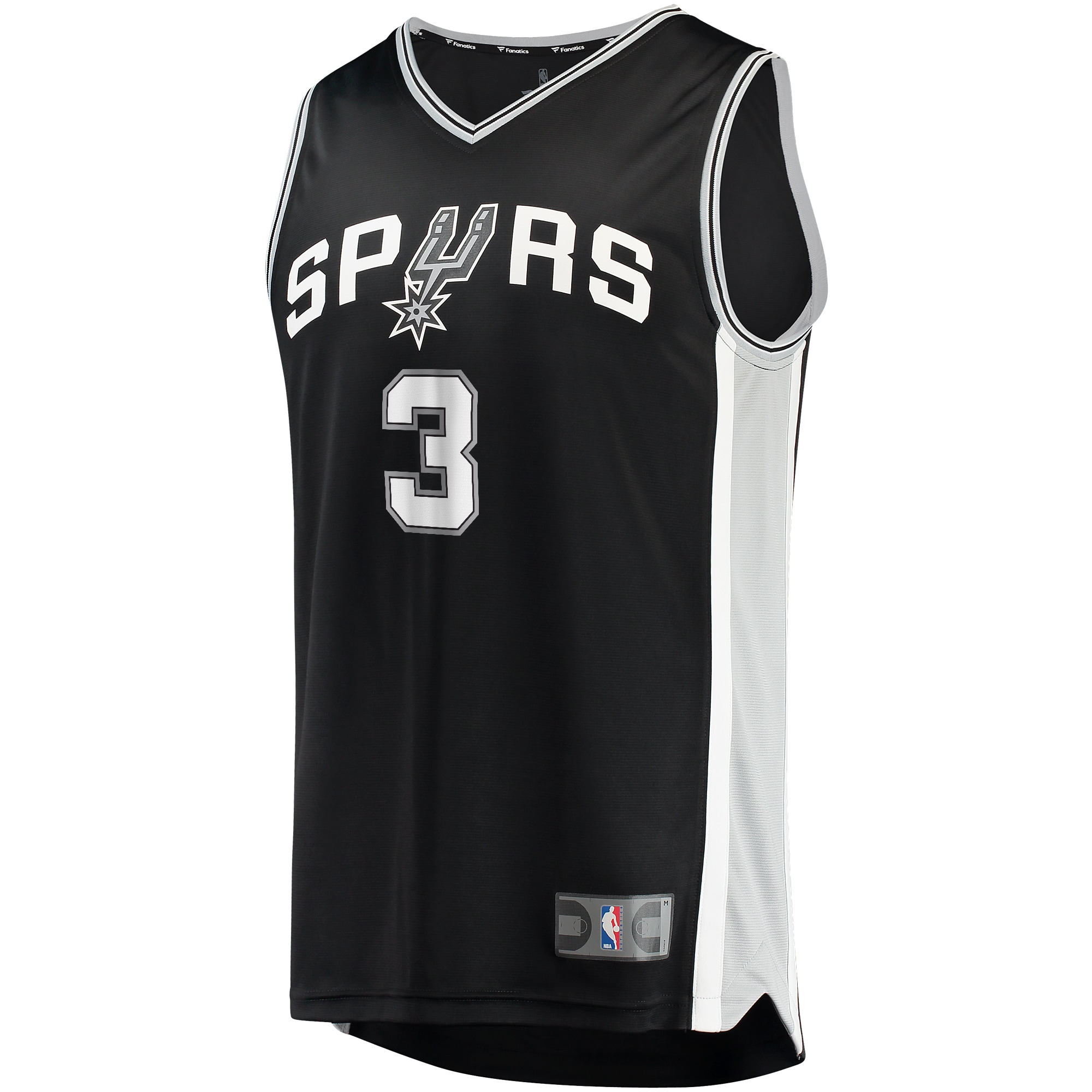San Antonio Spurs mens san antonio spurs keldon johnson fanatics black fast break replica jersey – icon edition Collection | Official Spurs Store