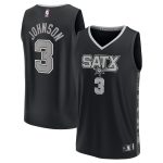 San Antonio Spurs mens san antonio spurs keldon johnson fanatics black fast break replica player jersey – statement edition Collection | Official Spurs Store