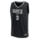 San Antonio Spurs mens san antonio spurs keldon johnson fanatics black fast break replica player jersey – statement edition Collection | Official Spurs Store