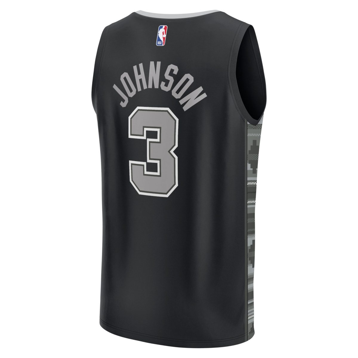 San Antonio Spurs mens san antonio spurs keldon johnson fanatics black fast break replica player jersey – statement edition Collection | Official Spurs Store
