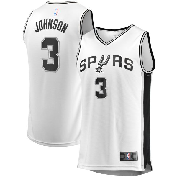 San Antonio Spurs mens san antonio spurs keldon johnson fanatics white fast break association jersey Collection | Official Spurs Store