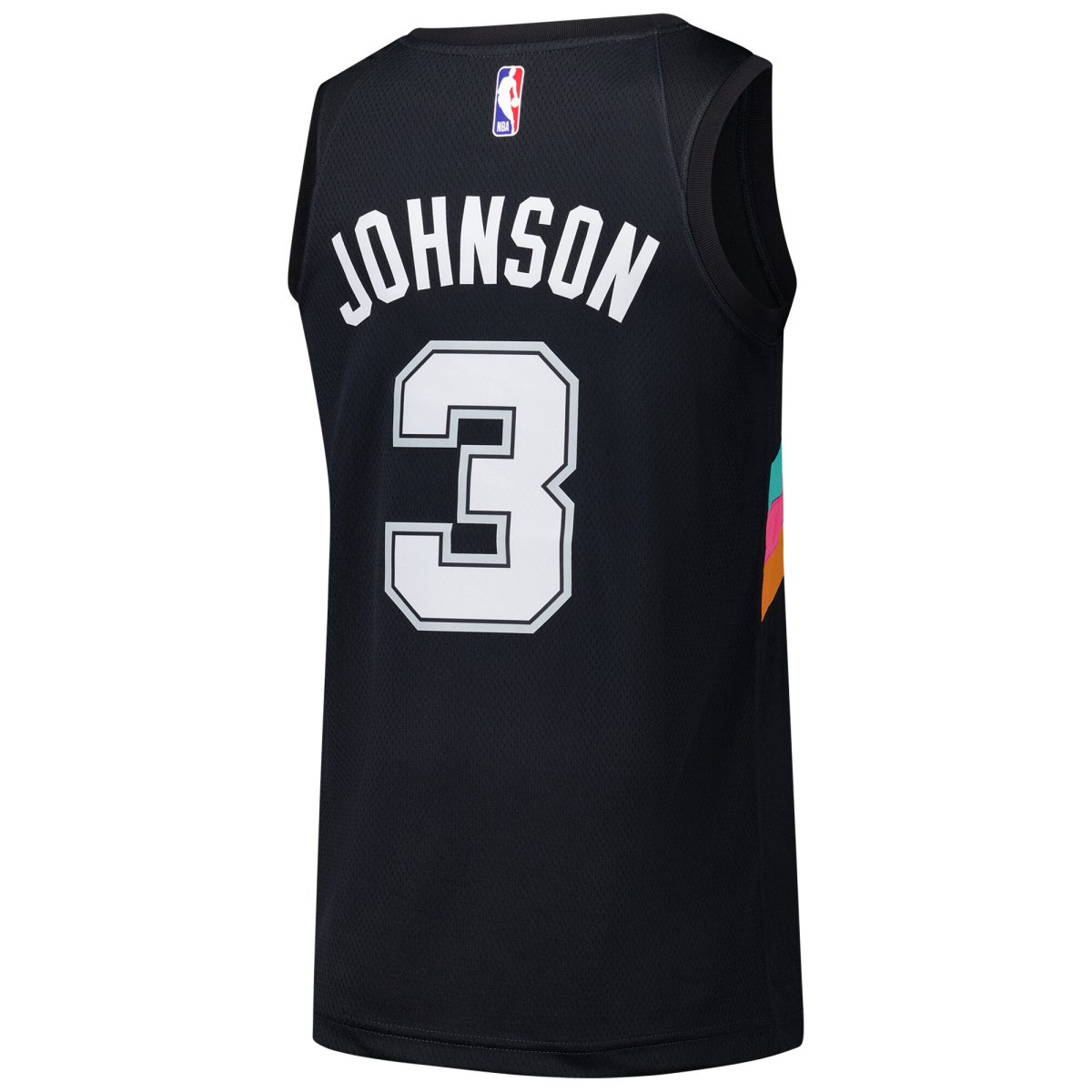 San Antonio Spurs mens san antonio spurs keldon johnson nike black swingman player jersey – city edition Collection | Official Spurs Store
