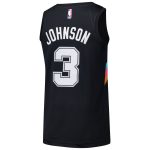 San Antonio Spurs mens san antonio spurs keldon johnson nike black swingman player jersey – city edition Collection | Official Spurs Store