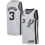 San Antonio Spurs mens san antonio spurs keldon johnson nike silver swingman player jersey – statement edition Collection | Official Spurs Store