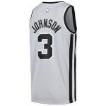 San Antonio Spurs mens san antonio spurs keldon johnson nike silver swingman player jersey – statement edition Collection | Official Spurs Store
