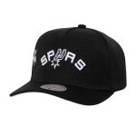 San Antonio Spurs mens san antonio spurs mitchell  ness black 1998 nba finals born to win pro crown adjustable hat Collection | Official Spurs Store