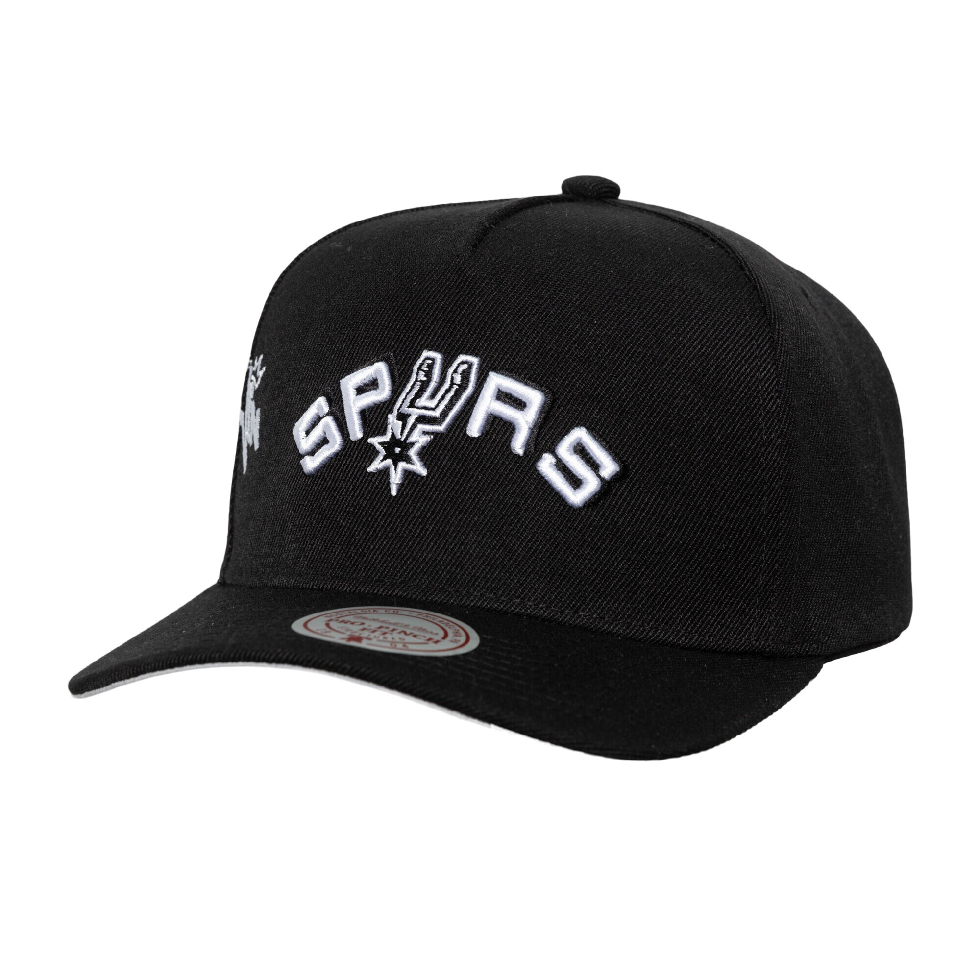 San Antonio Spurs mens san antonio spurs mitchell  ness black 1998 nba finals born to win pro crown adjustable hat Collection | Official Spurs Store