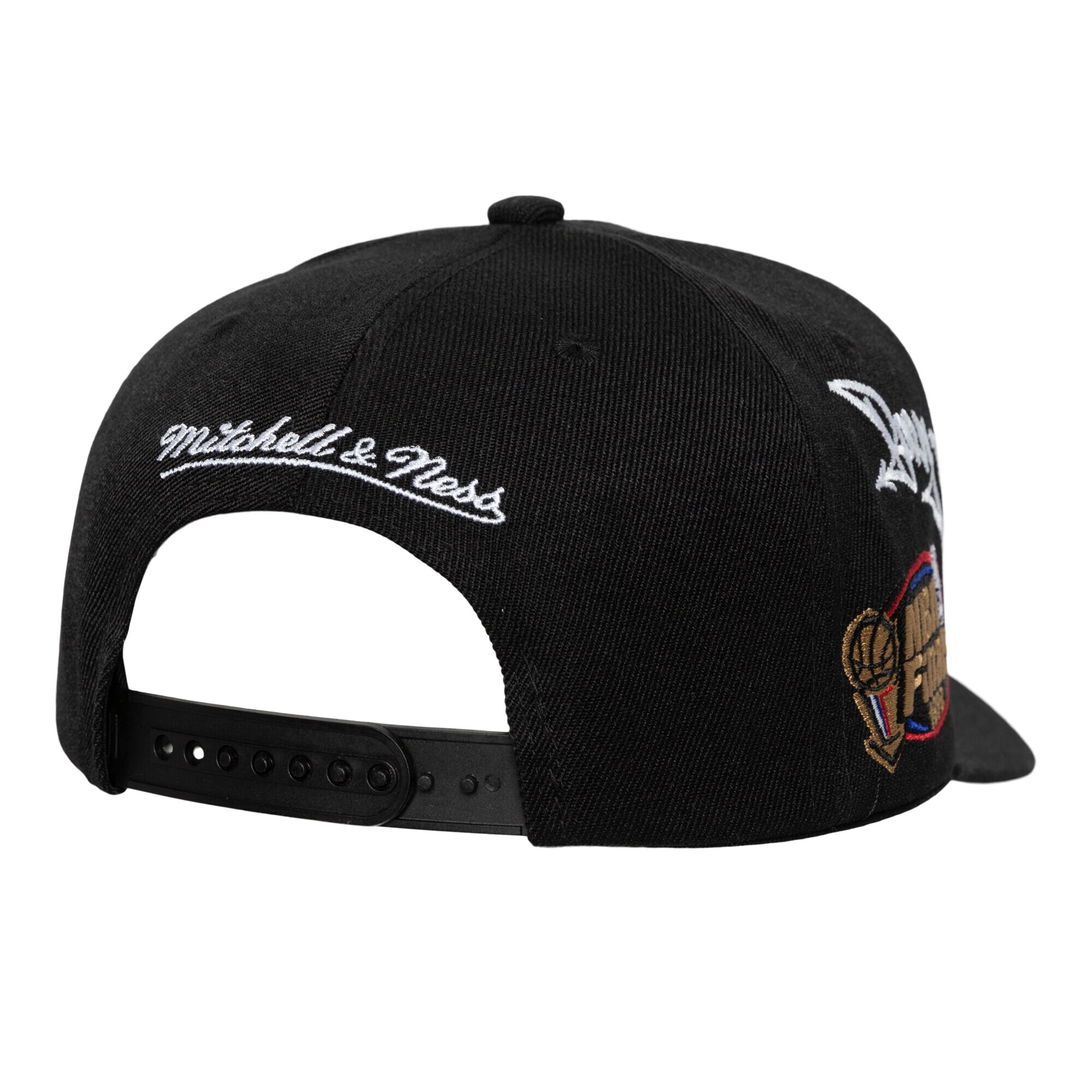 San Antonio Spurs mens san antonio spurs mitchell  ness black 1998 nba finals born to win pro crown adjustable hat Collection | Official Spurs Store