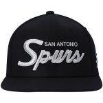 San Antonio Spurs mens san antonio spurs mitchell  ness black hardwood classics script 2.0 snapback hat Collection | Official Spurs Store
