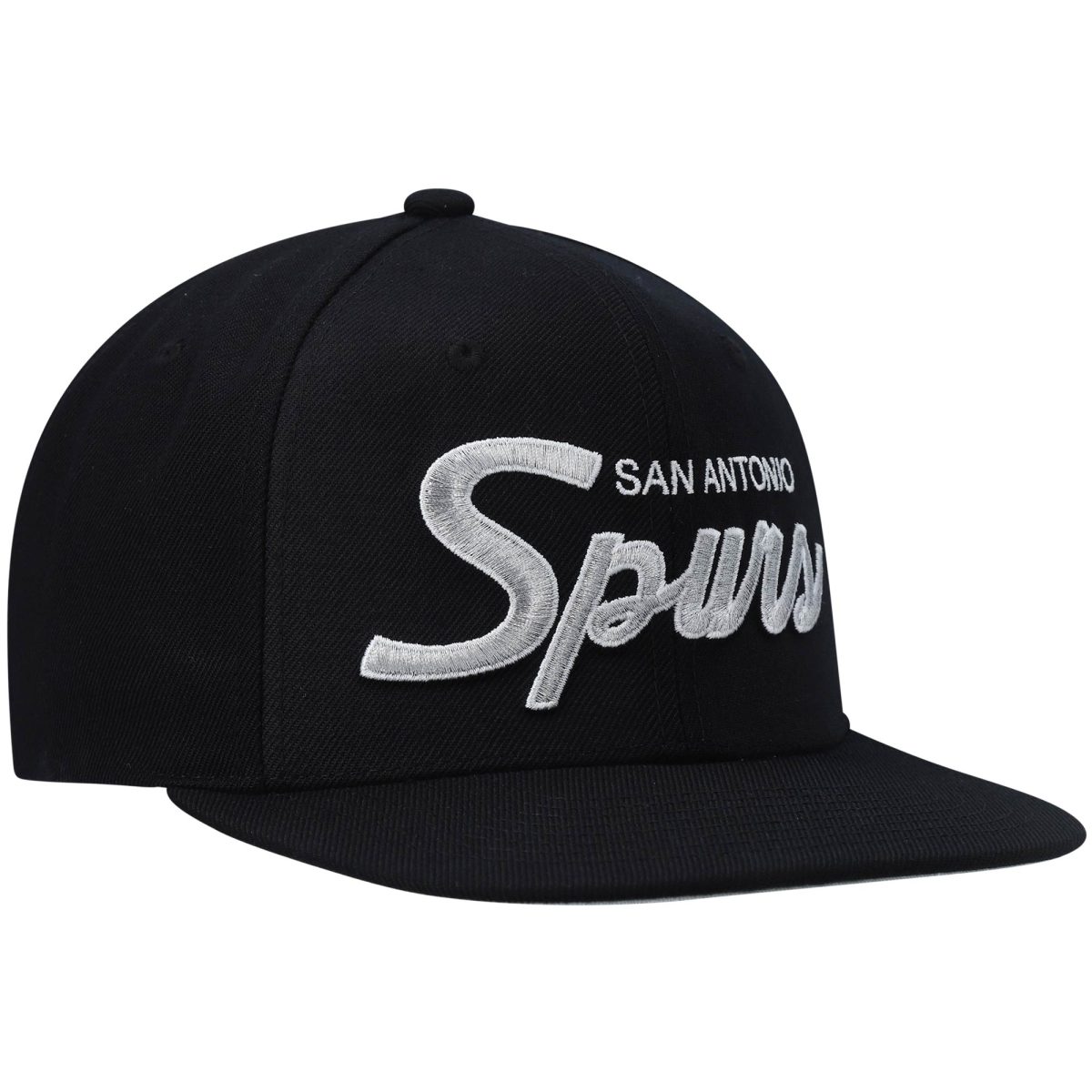 San Antonio Spurs mens san antonio spurs mitchell  ness black hardwood classics script 2.0 snapback hat Collection | Official Spurs Store