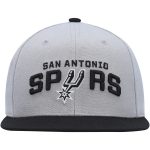 San Antonio Spurs mens san antonio spurs mitchell  ness grayblack side core 2.0 snapback hat Collection | Official Spurs Store