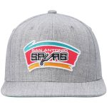 San Antonio Spurs mens san antonio spurs mitchell  ness heathered gray hardwood classics team 2.0 snapback hat Collection | Official Spurs Store