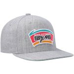 San Antonio Spurs mens san antonio spurs mitchell  ness heathered gray hardwood classics team 2.0 snapback hat Collection | Official Spurs Store