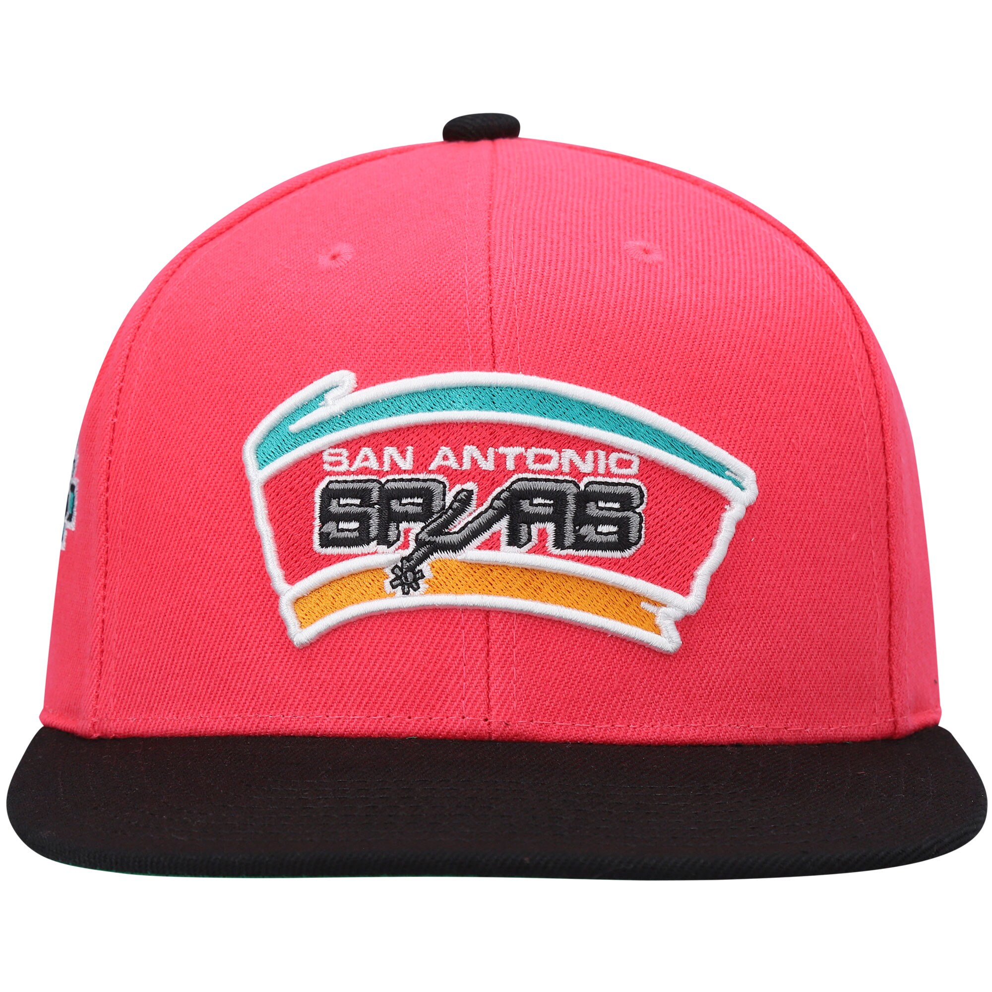 San Antonio Spurs mens san antonio spurs mitchell  ness pink hardwood classics snapback hat Collection | Official Spurs Store